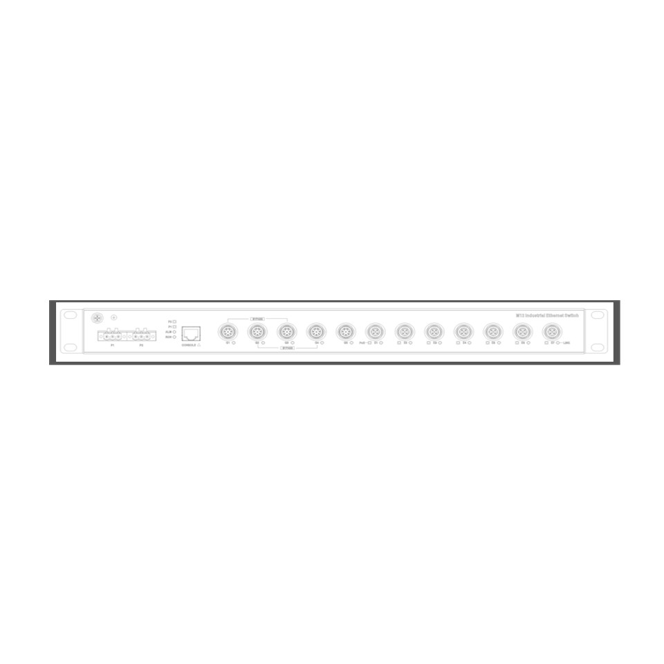 DVOP-IN-IR-EGB4-EG1-EM7-RC-SU M12 Connector Layer 3 industrial Ethernet switch