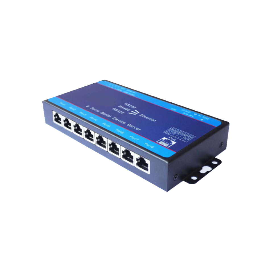 DVOP-PTC-DB8-EM1 Industrial 8-channel serial port server